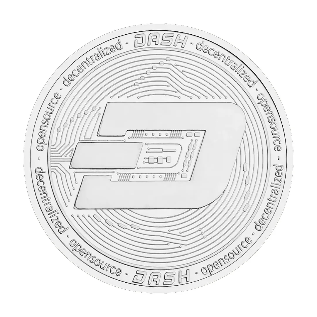 DASH Cryptocoin Cryptocurrency Collectible Coin المادية الذهب لوحة العملات التذكارية