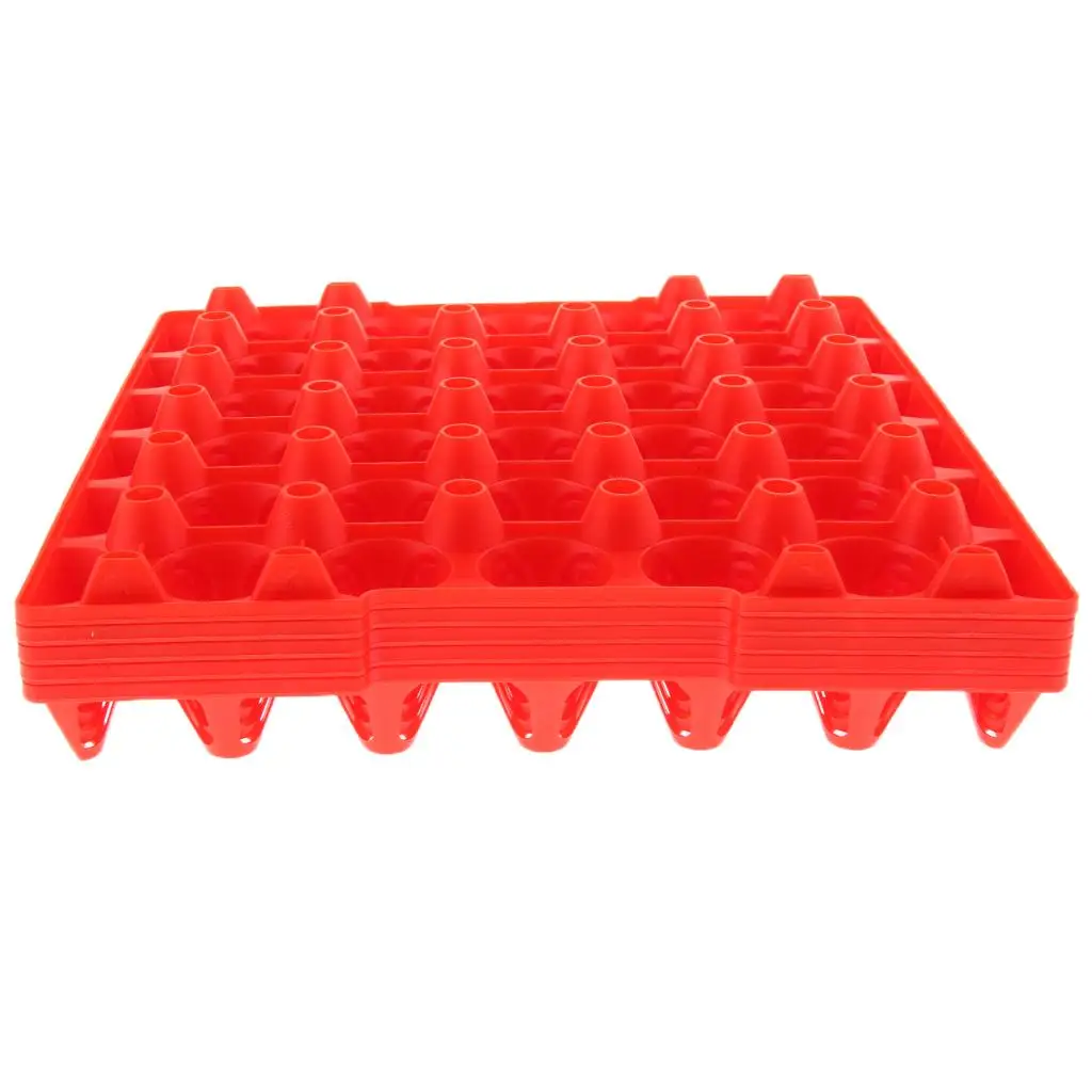 5Pcs Eggs Holder Storage Egg Tray Plastic Container Hold Up to 30 Eggs