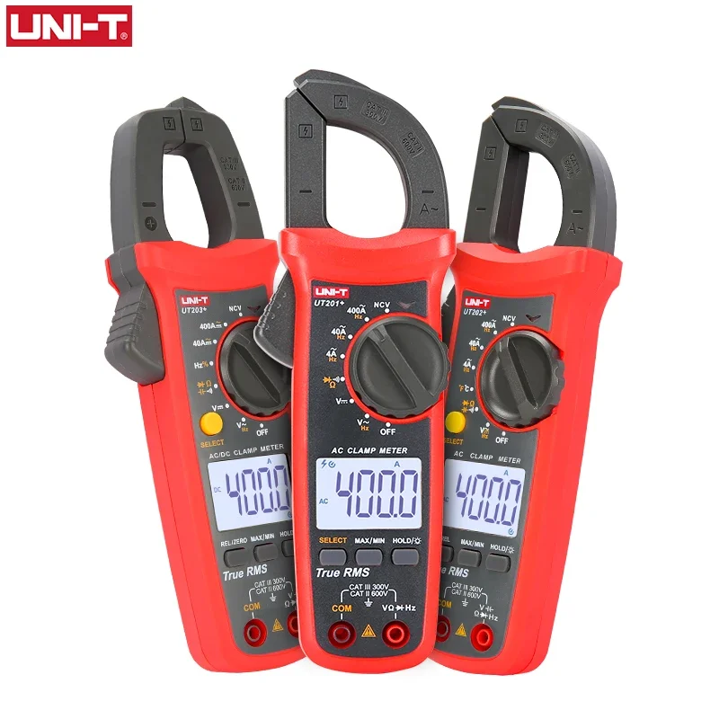 UNI-T Clamp Meter UT201 UT202 UT202A UT203 UT204 Plus Digital Tester Professional Voltmeter Pliers Ammeter Electric Multitesters