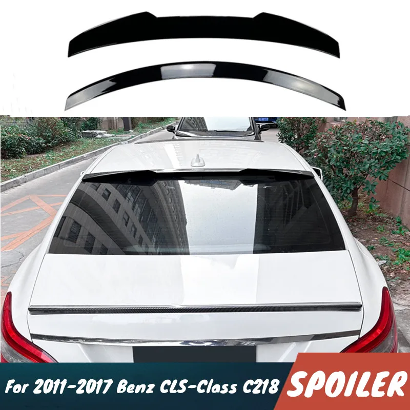 

Для 2011-2017 Benz CLS Class C218 автомобильный спойлер на заднее лобовое стекло/ спойлер на крышку багажника Bodykit карбоновый черный тюнинг аксессуары Запчасти