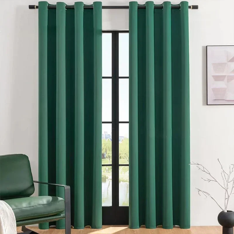 Nordic Light Luxury Nano Velvet Matte Curtains for Living Room Bedroom Dining Room  High Precision Custom Curtains Window