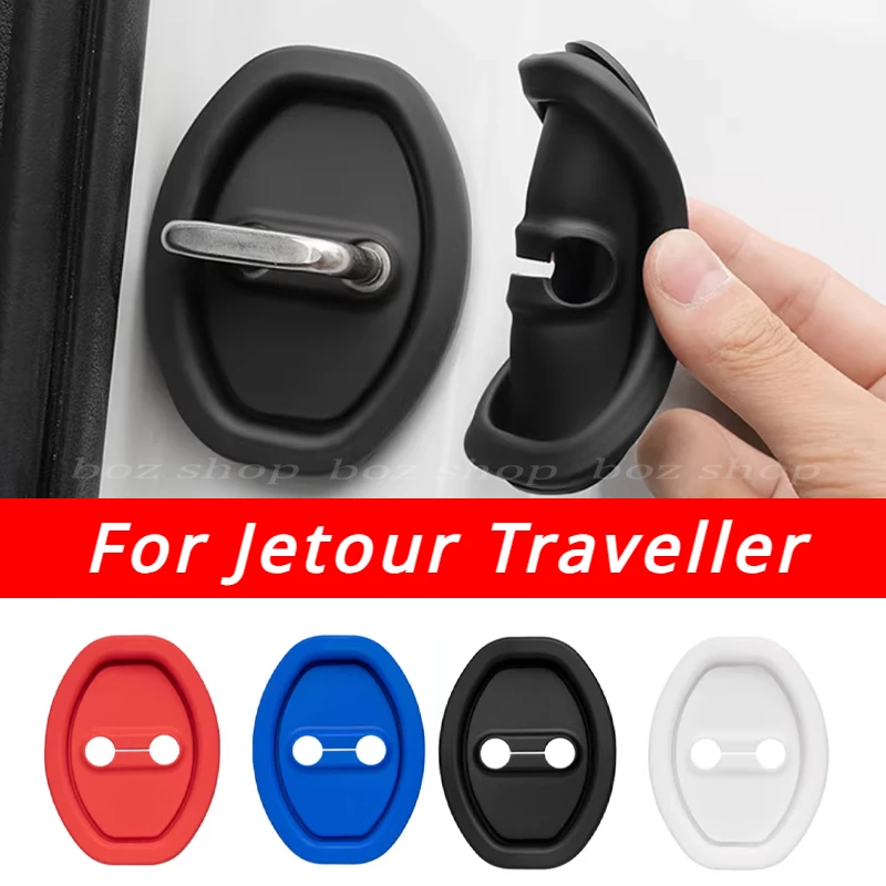 For Jetour T2 Traveler 2023 2024 Cushion Car Door Shock Absorption Protective Pad Closed Anti-collision Sticker Silicone Silent