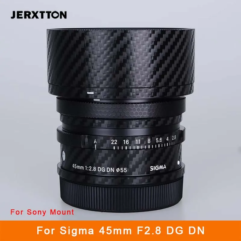 Sigma 45 F 2.8 Lens Skin Vinyl Wrap Cover Decal Texture Protector Coat Sticker 3M Film for Sigma 45mm F2.8 DC DN for Sony Mount