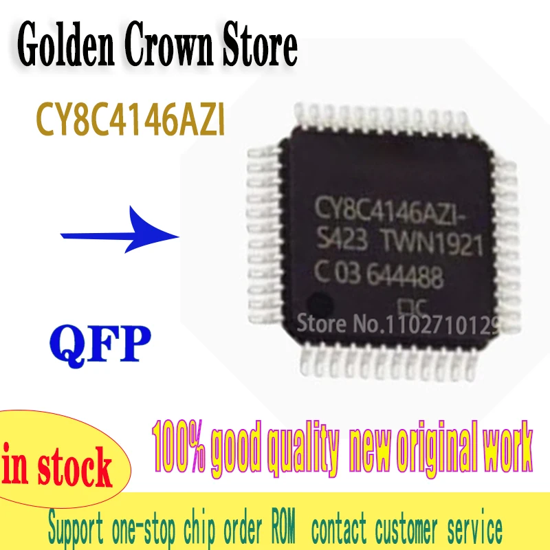 5~50PCS/lot CY8C4146AZI  CY8C4146 TQFP48  CY8C4146AZI-S423 work New original In Stock