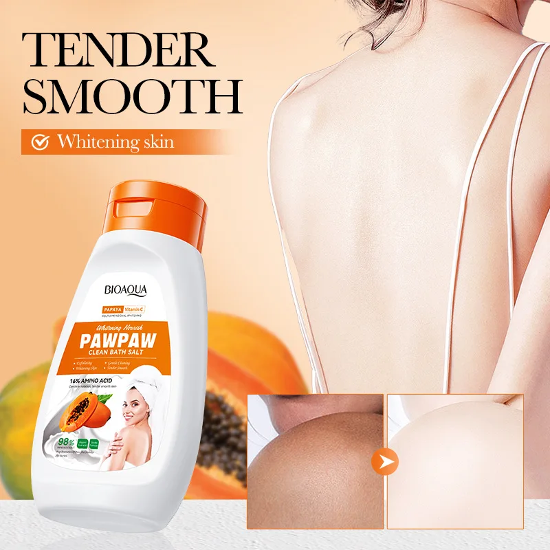 

Papaya Vitamin C Whitening Body Scrub Exfoliating Body Dirt Bath Salt