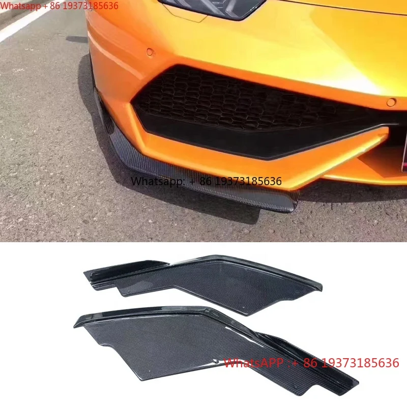 For Lamborghini Huracan LP610 Carbon Fiber Front Bumper Lip Splitter Cover