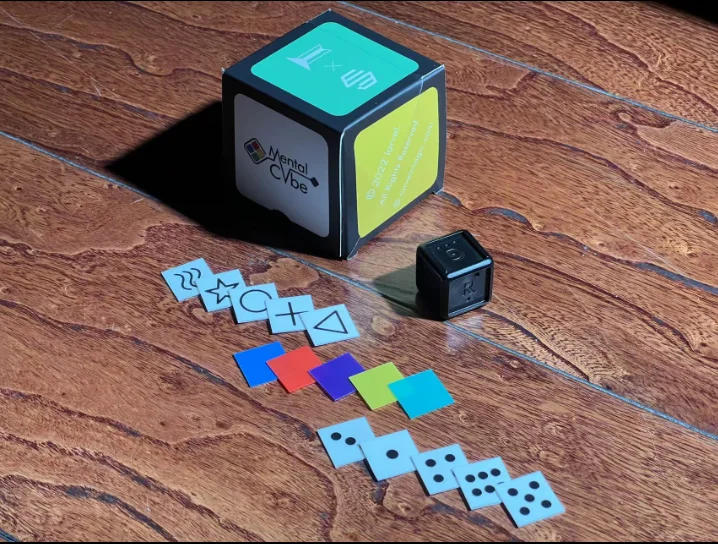 Cubo Mental de trucos de Magia, conexión inalámbrica, adivinación del lado elegido, Magia de predicción, primer plano, escenario, ilusiones, truco, mentalismo, utilería