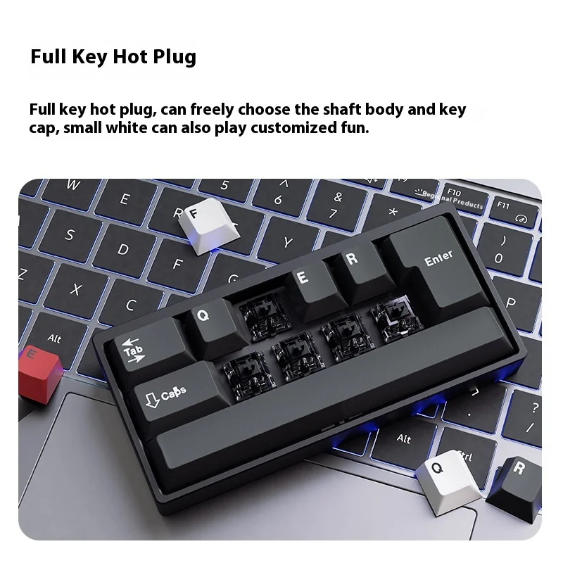 مجموعة لوحة المفاتيح الميكانيكية LUMINKEY NOVA مخصصة لوحة مفاتيح صغيرة من الألومنيوم كومة كومة هدية عيد الحب #4