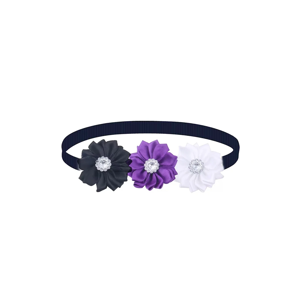 30/50 Stück Halloween-Blumen-Hundeschleifen, handgefertigte Welpenhalsketten, verstellbare Hundeschleifen und Halsbänder, modische Haustierprodukte für Hunde – Detail 7