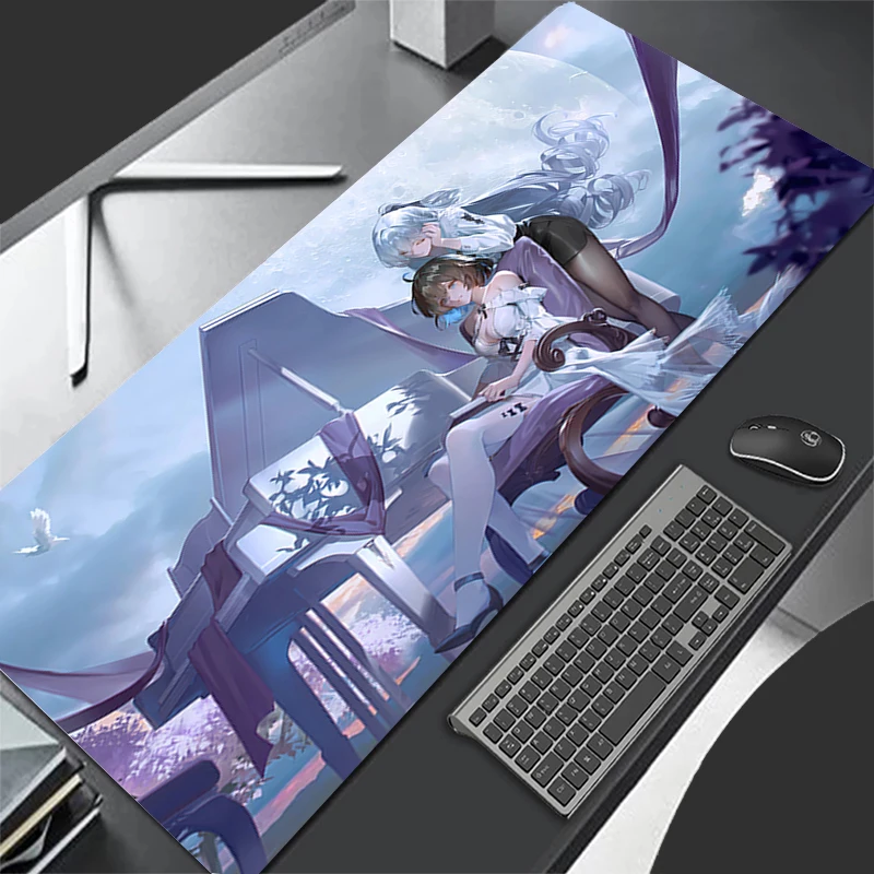 Mousepad Computer Gaming Accessories Cartoon Keyboard Pad Office PC H-honkai Impact 3 Rubber Mouse Pad Decoracion Desk Mouse Mat