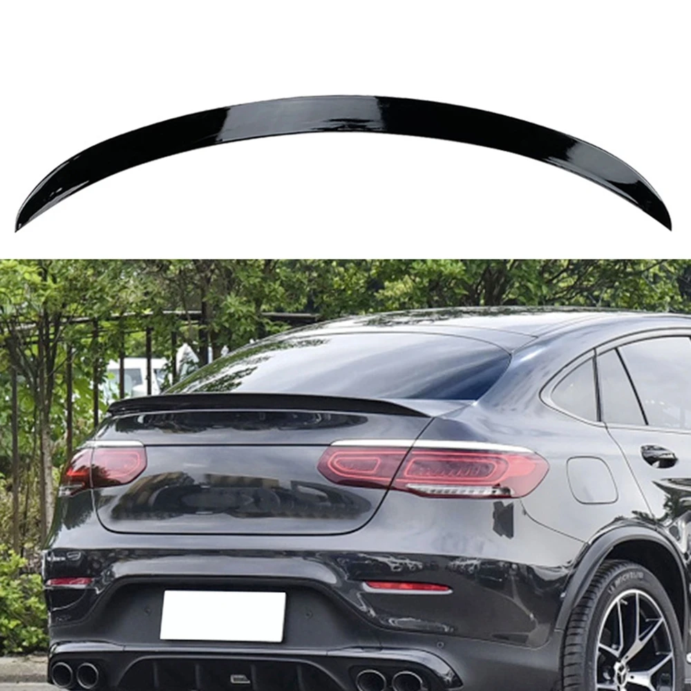 

2016-2021 AMG ABS Plastic Unpainted Colored Rear Trunk Spoiler Body Kit Parts For Mercedes-Benz GLC Coupe C253 GLC260 300