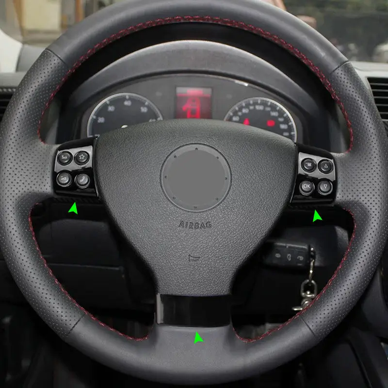 

3 шт. ярко-черная накладка на панель рулевого колеса автомобиля для VW Golf 5 MK5 Passat B6 Jetta Touran Tiguan 2007 2008 2009 2010 2011