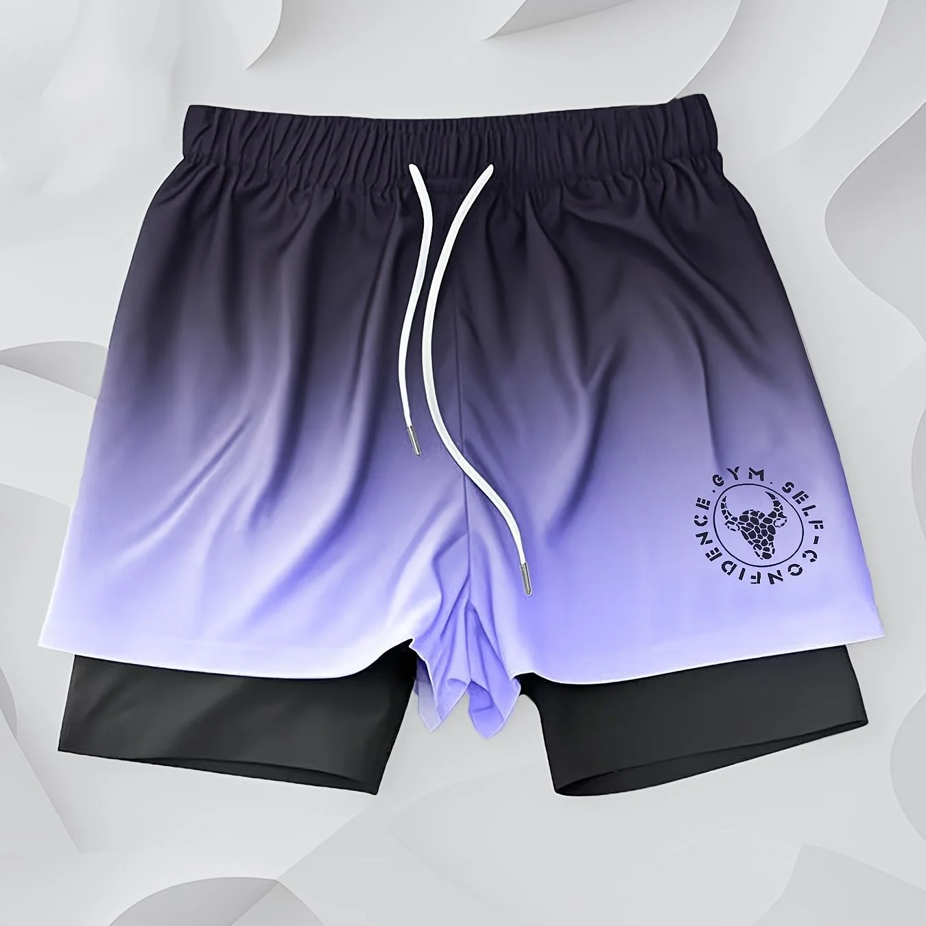 2026 Sommer neue europäische und amerikanische Herren-Sport- und Freizeit-Shorts, atmungsaktive, schweißabsorbierende, schnell trocknende Shorts – Detail 2