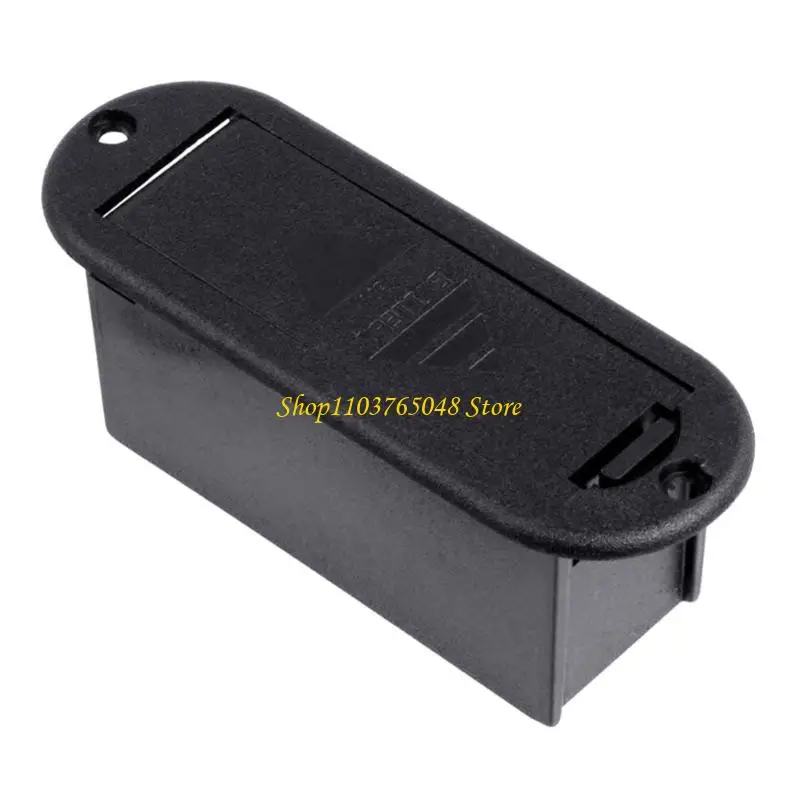 R53E Active Bass Guitar Pickup 9V Battery Box Plastic Battery Cover Holder Case for Guitar Bass Pickup Replacement Tool