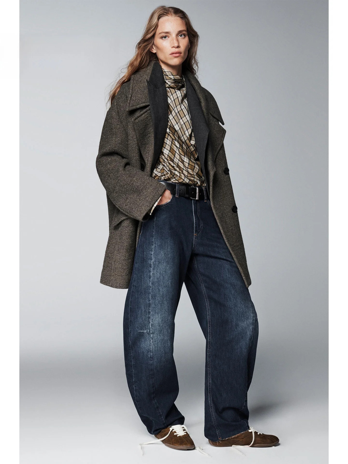 ZAPRHA Modischer Lässiger Damenanzug Herbst 2025 Elegantes Design Hochwertiges Gefühl Langarm Einfarbig Einreihig