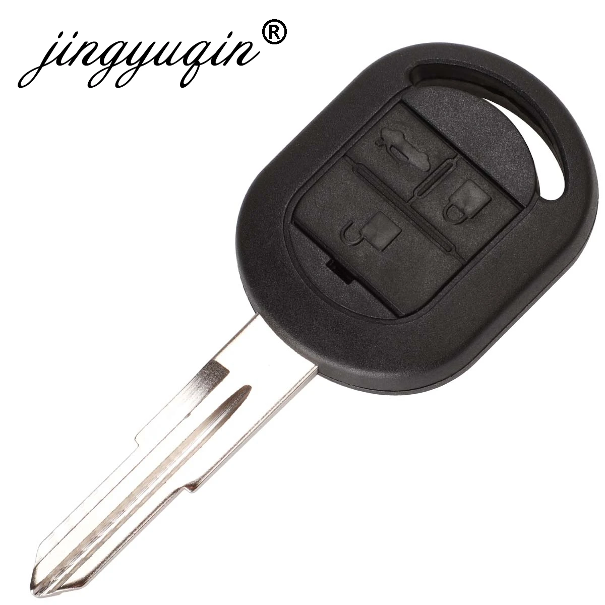 Jingyuqin-Coque de clé à distance pour Buick 2003-2005, porte-clés de voiture, lame non coupée, étui vierge pour Chevrolet Lachetti, Excelle HRV