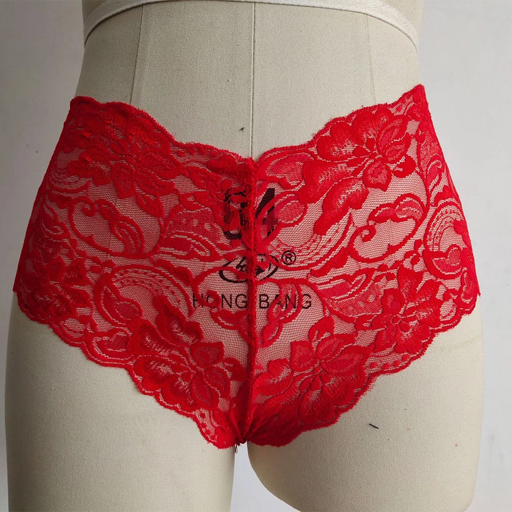 

1pc See Through Women's Sexy Lingerie Lace Breathable Briefs Panties Low Waist Ladies Knickers Underwear