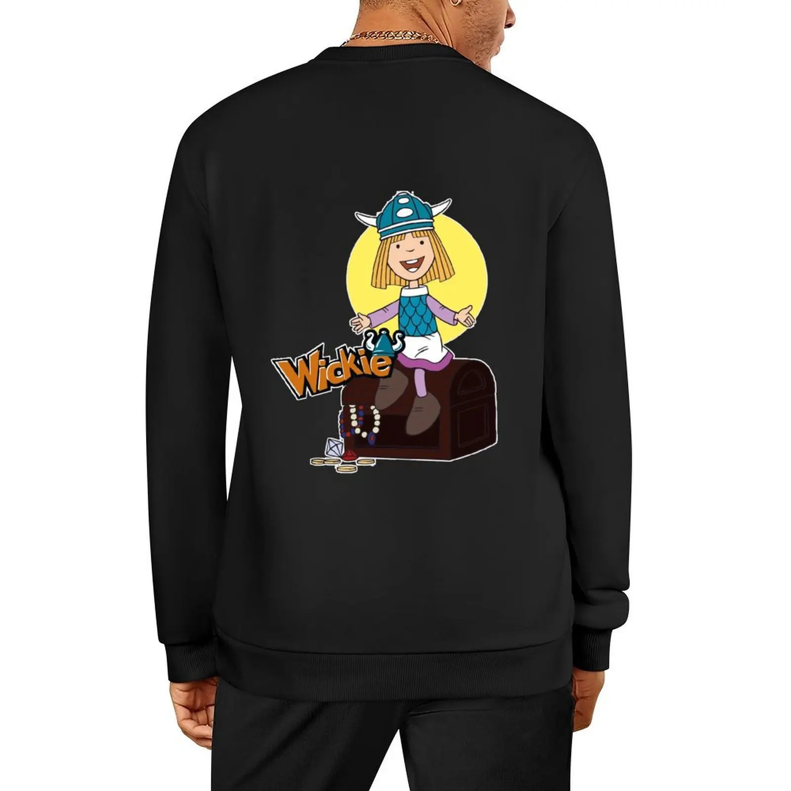 

Wickie and the strong men find treasure, series Pullover men's clothing men's sweat-shirt set men's sweat-shirt hoody