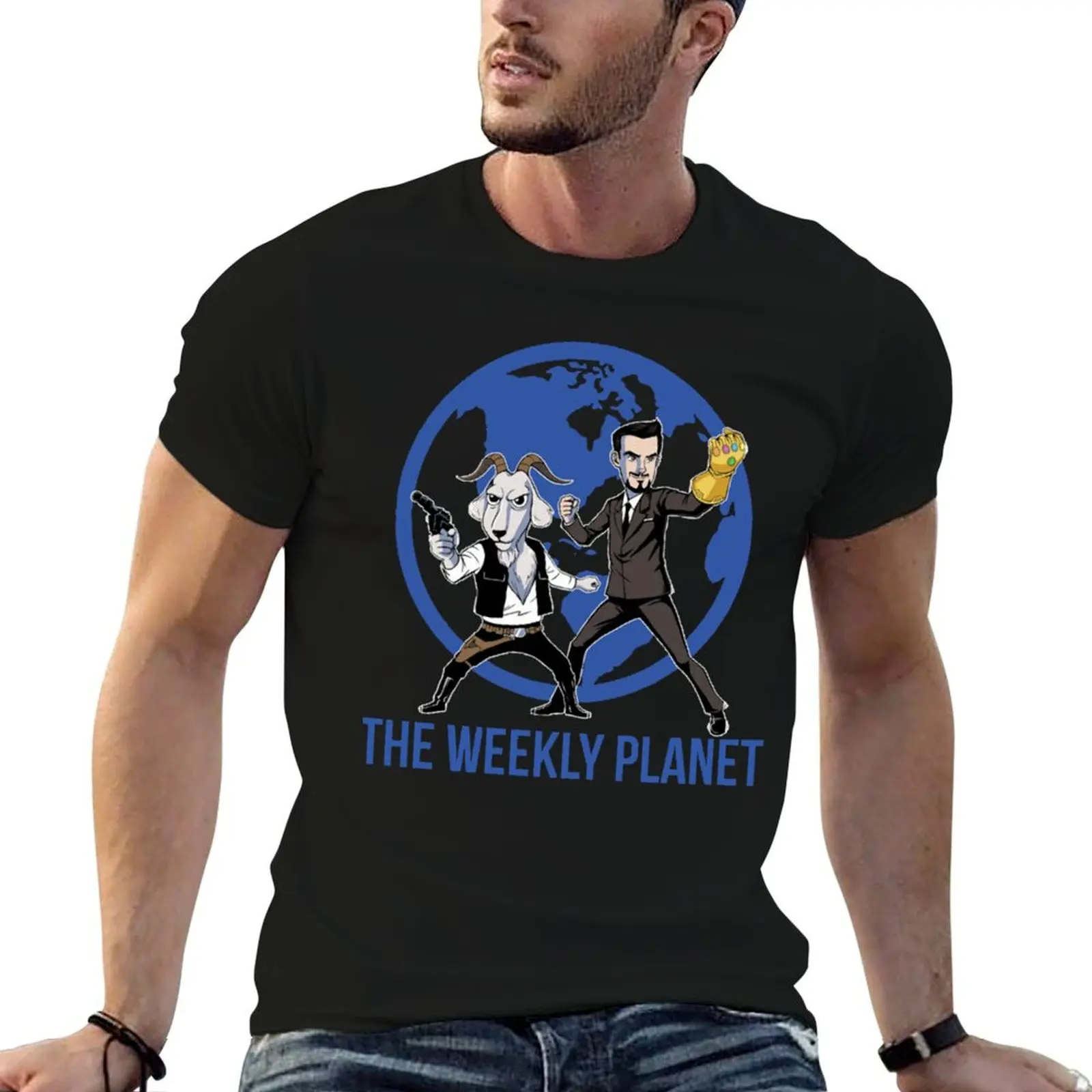 The Weekly Planet T-Shirt-2400 T-Shirt plus size tops custom t shirt vintage t shirts animal prinfor boys mens champion t shirts