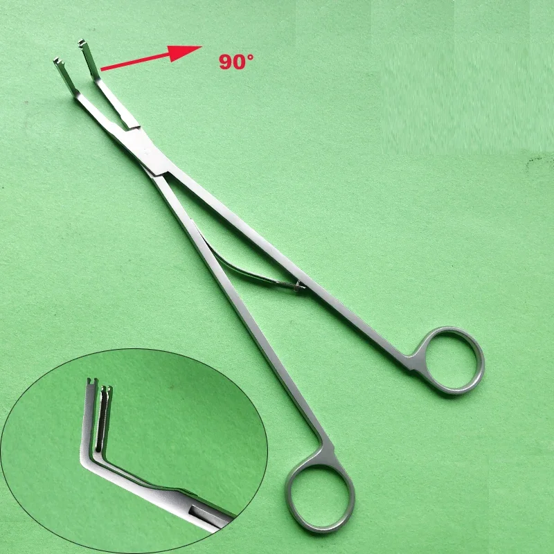 Open Surgery Hemolok Clip Applicator Medical Polymer Clips Applier        ligating clip applicator