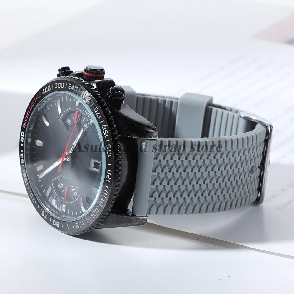 18 مللي متر 20 مللي متر 22 مللي متر 24 مللي متر حزام ساعة سيليكون ل Seiko ل رولكس لينة شريط مطاطي سوار الإفراج السريع الرياضة استبدال معصمه