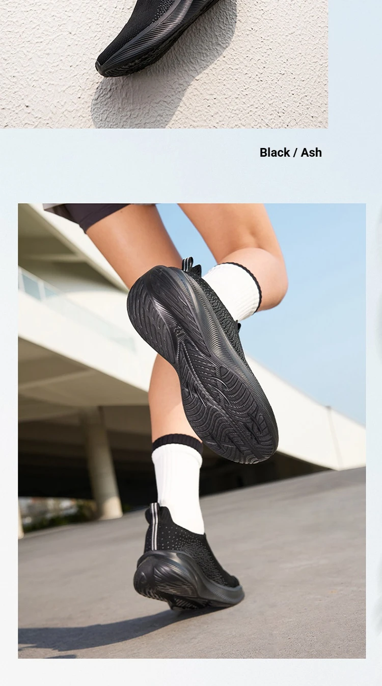 361 Degrees Fengye 5.0 Slip-On-Laufschuhe, leicht, verschleißfest, stoßdämpfend, atmungsaktiv, weich besohlte Turnschuhe 682632242 – Detail 20