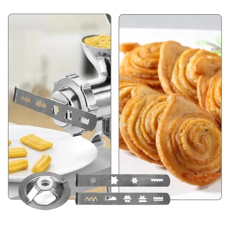 27RB طاحونة اللحوم العملية جزء من الفولاذ المقاوم للصدأ بسكويت بسكويت الملحقات المعدنية مناسبة لمختلف الخلاطات استخدام