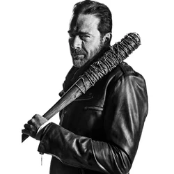 Cosplay Negan Smith Leather Tops baseball bat  Lucille Top accessories Zombie weapons motorcycle jacket Halloween Gift