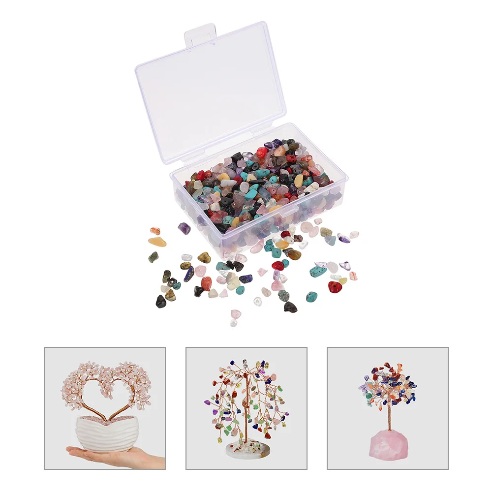 Irregular Natural Chip Stones Gravel Tree Craft Supplies DIY Colorful Stone Beads Loose Beads Home Decor