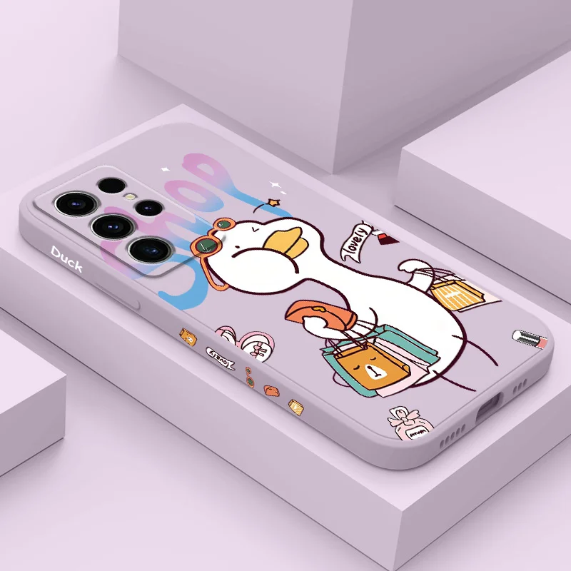 

Happy Shopping Phone Case For Samsung Galaxy S25 S24 S23 S22 S21 S20 S10 S10E Ultra Plus FE Note 20 Ultra Plus Cover