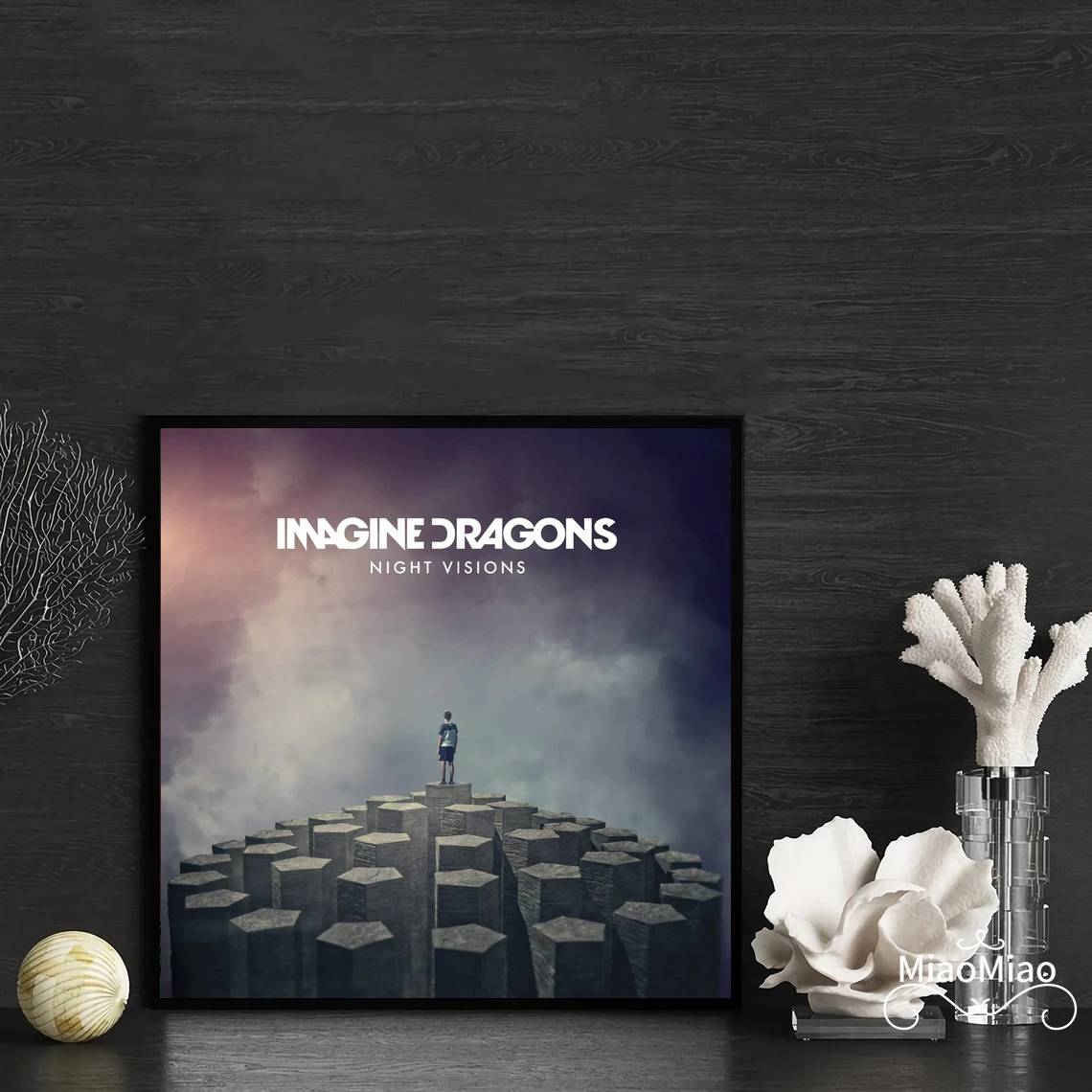 Imagine Dragons Night Visions Music Album Cover Poster Canvas Art Print Home Decor Wall Painting ( No Frame )