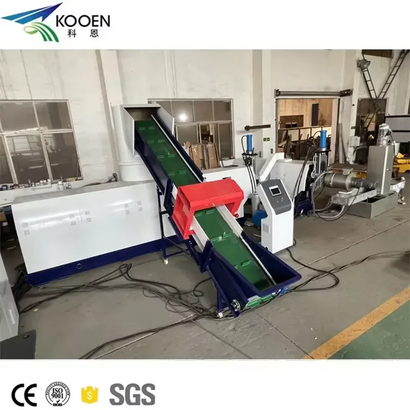 Automatic PP PE Film Granulation Production Line Waste Plastic Raw Material Bags Recycling Pelletizing Machine
