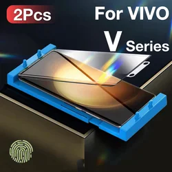 2Pcs For VIVO V25 V27 V29 Pro Plus Screen Protector Protective With Install Kit Not Tempered Glass