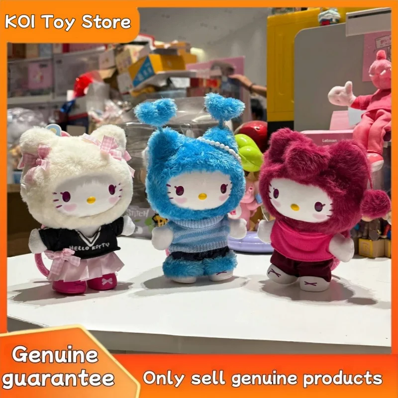 

New Hello Kitty Popstar Series Vinyl Blind Box Cute Figure Plush Doll Mystery Anime Figures Pendant Collection Model Toy Gift