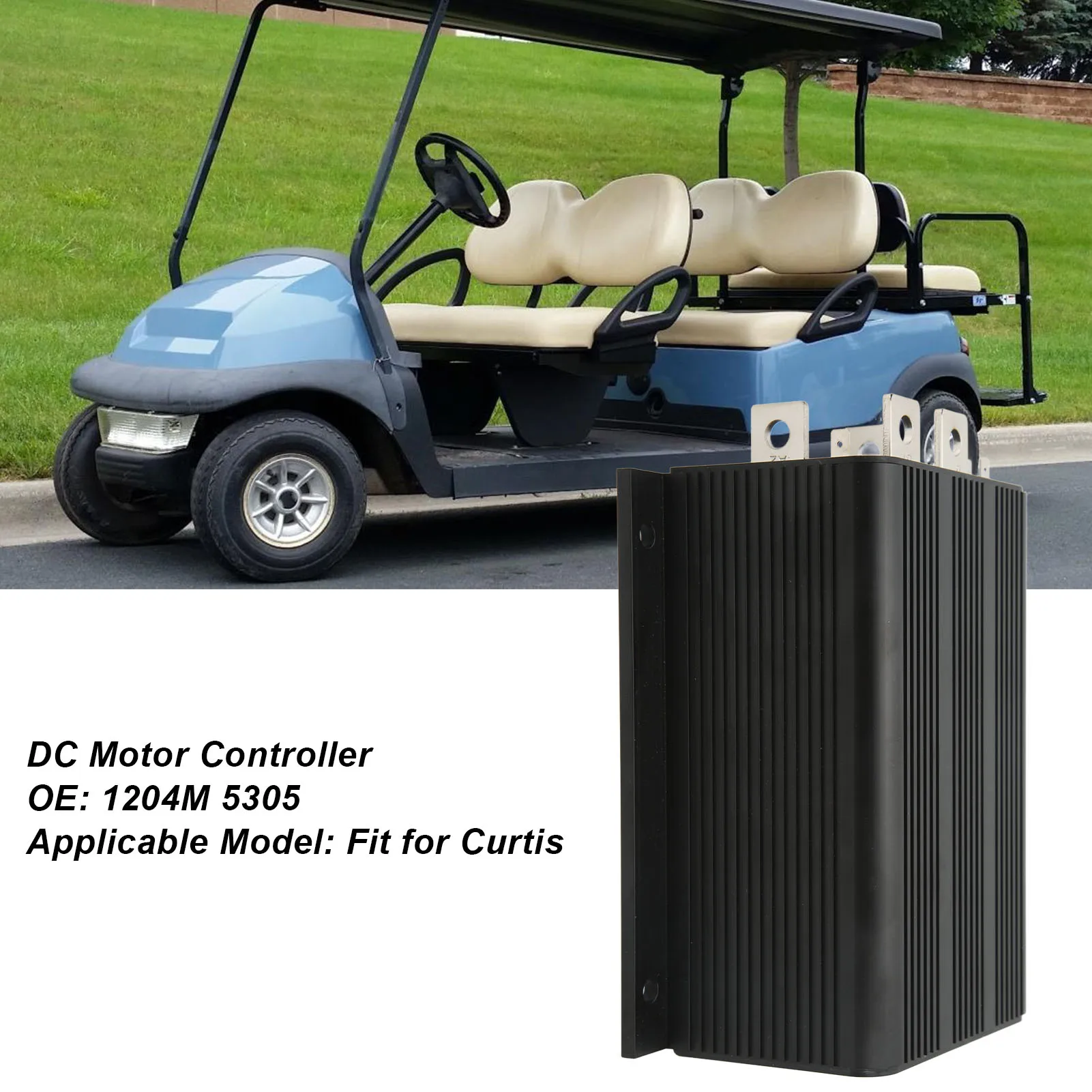 Controller motore 36‐48V 1204M 5305 Controller motore Versione aggiornata 36‐48V 325A Lega metallica ABS 1204M 5305 per Curtis