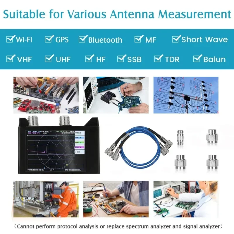 Hot Sales3G Vector Network Analyzer 4.0-inch Touch Screen SAA-2N NanoVNA V2 Antenna Analyzer