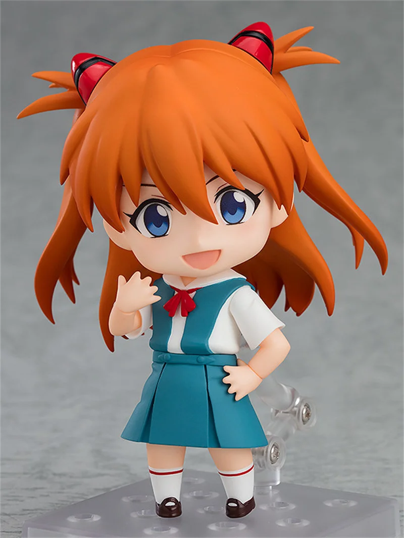 Original NENDOROID #1202 Soryu Asuka Langrey Action Figure EVA Anime Figure Toys For Kids Gift Collectible Model Ornaments