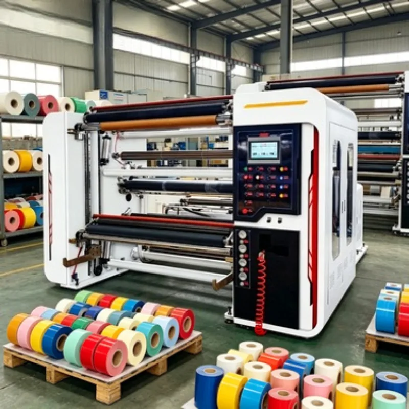 Easy Operation Slitter Rewinder Slitting Machine for Paper Film Self Adhesive Label Sticker Rewinding Equipment  