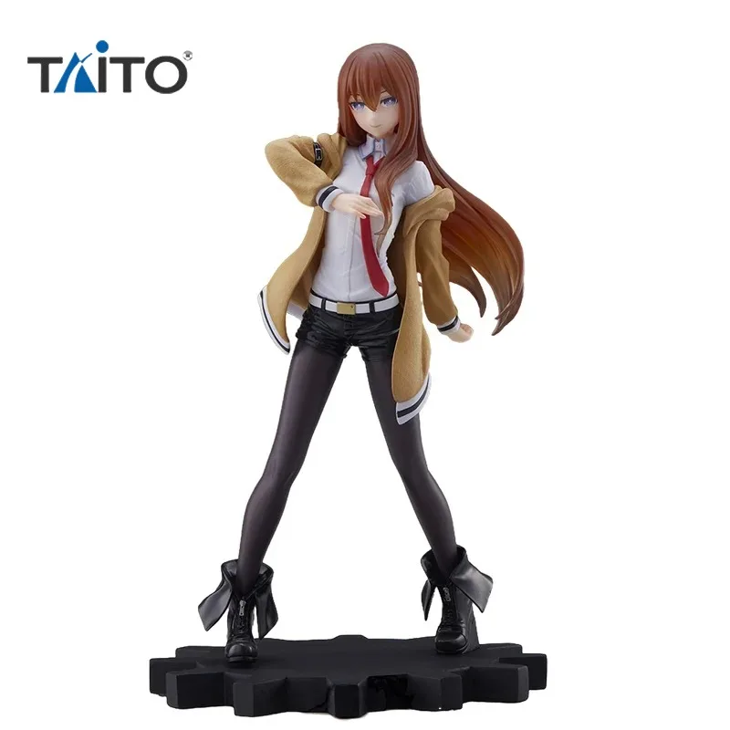 

In Stock Genuine TAiTO Coreful Steins Gate Makise Kurisu 18CM PVC Anime Action Figures Collectable Model Doll Toys Gifts