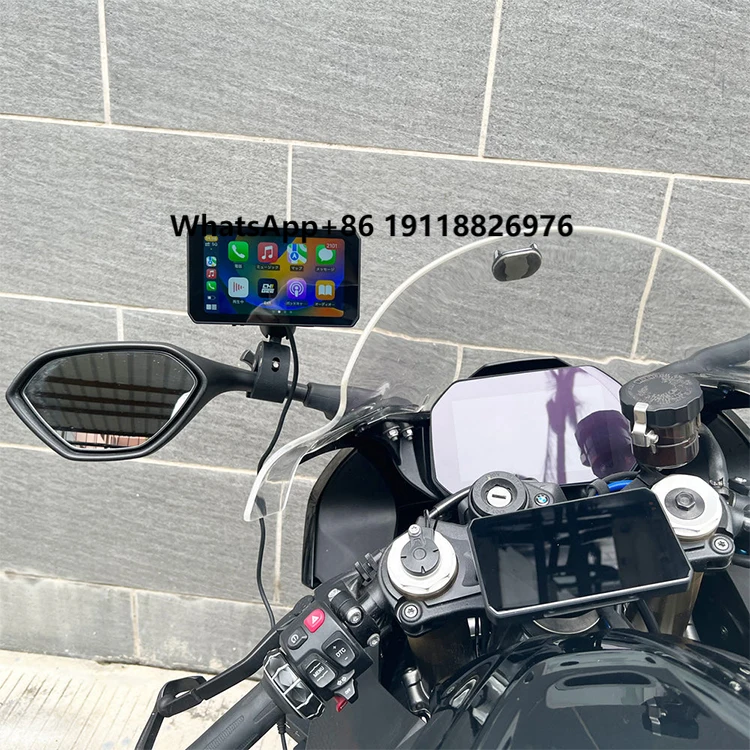 

Hot Sale 5G Ip68 Waterproof Tachograph Chigee Aio 5 Dash Cam Motorcycle Dual Driving Recorder