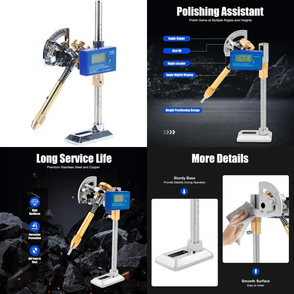 مناور طحن الأوجه عالية الدقة لتلميع اليشم والأحجار الكريمة وتعديل الزاوية #1
