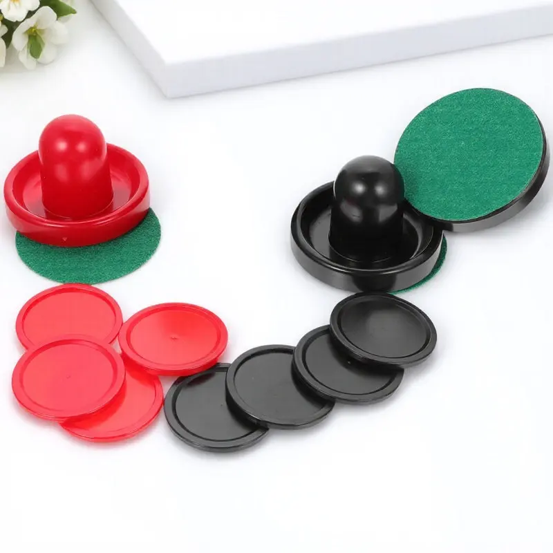 

1 Set Air Hockey Pushers and Pucks Hockey Accessories Bulk Replacement Parts Indoor Game for Carnival