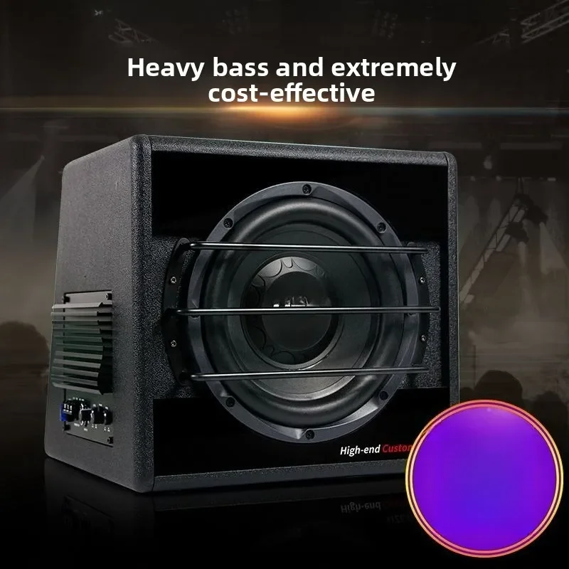 Good Car Audio 10-inch 12V Active Subwoofer Car Audio Overweight Subwoofer Modification with Aluminum Wire/pure Copper Wire