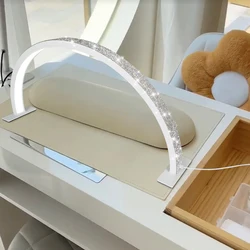 48W Nail Lamp 30in 75cm Half Moon Lamp 2600 Lumen LED Lash Light 3 Color Temperature Lash Lamp for Lashes Eyelash
