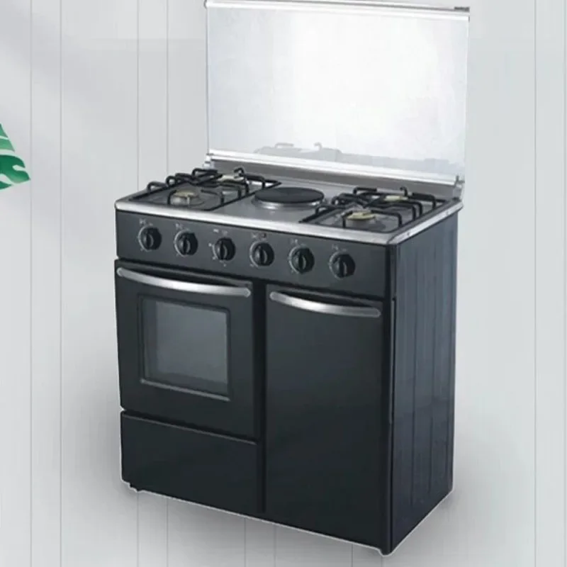 4 Gas 1 Ceramic Freestanding Cooker with Oven Storage Cabinet Integrated Gas Electric Range Stove for Home Kitchen （Customized）