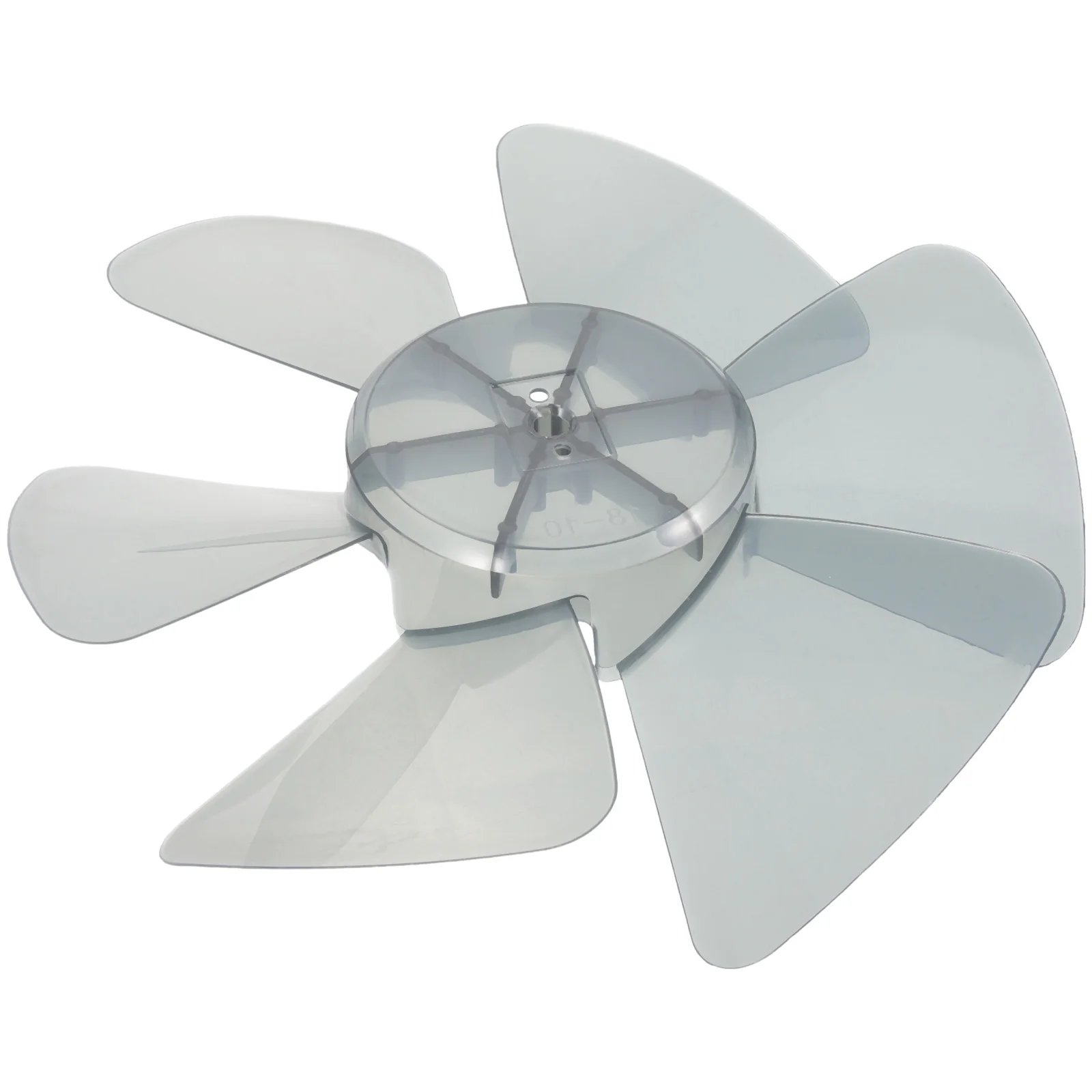 

10 Inch Blade Replacement 6 Leaves Black Transparent Durable Plastic Easy Install Stable Long Lasting Not Deform Clean Simple