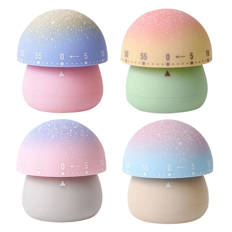 

Милый грибной таймер для управления временем, механические кухонные таймеры для домашней кухни, приготовления пищи, игры на