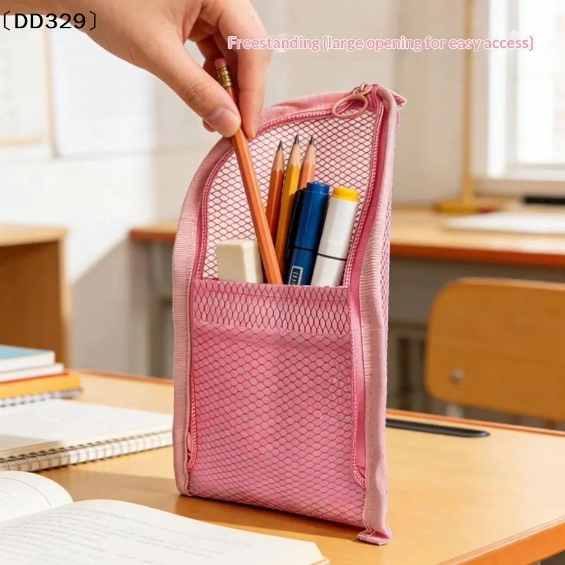 Large Capacity PVC Cosmetic Bag Waterproof Space Saving Toothbrush Toiletry Pouch Stand Up Zipper Closure Portable Case〔DD329〕