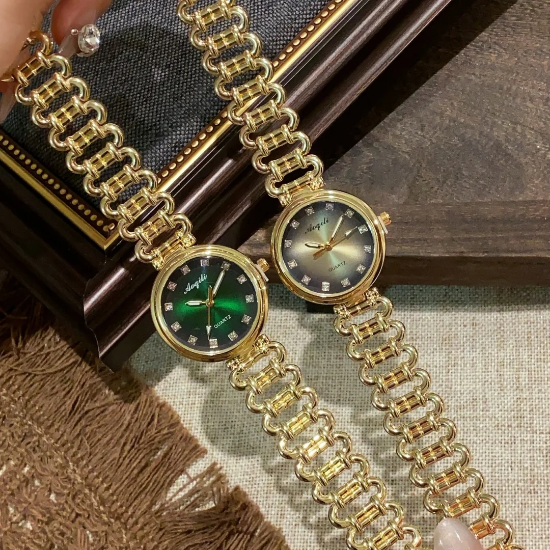 Женские часы с золотым браслетом, роскошные женские кварцевые часы для женщин, модные наручные часы, женские подарки, часы Relógio Feminino
