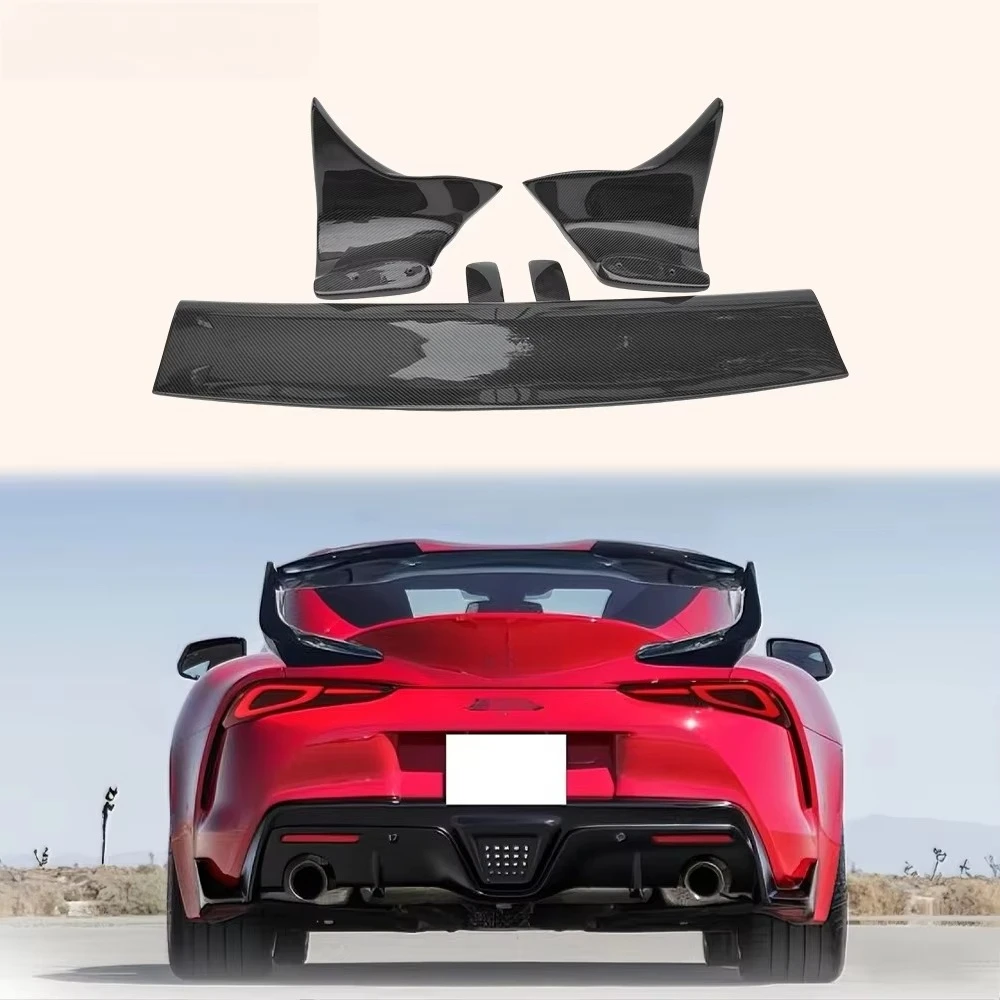 

Для Toyota GR Supra MK5 A90 A91 2019-24: Карбоновый задний спойлер GT в стиле TR